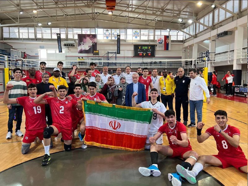 تیم والیبال دانش‌ آموزی ایران قهرمان جهان شد