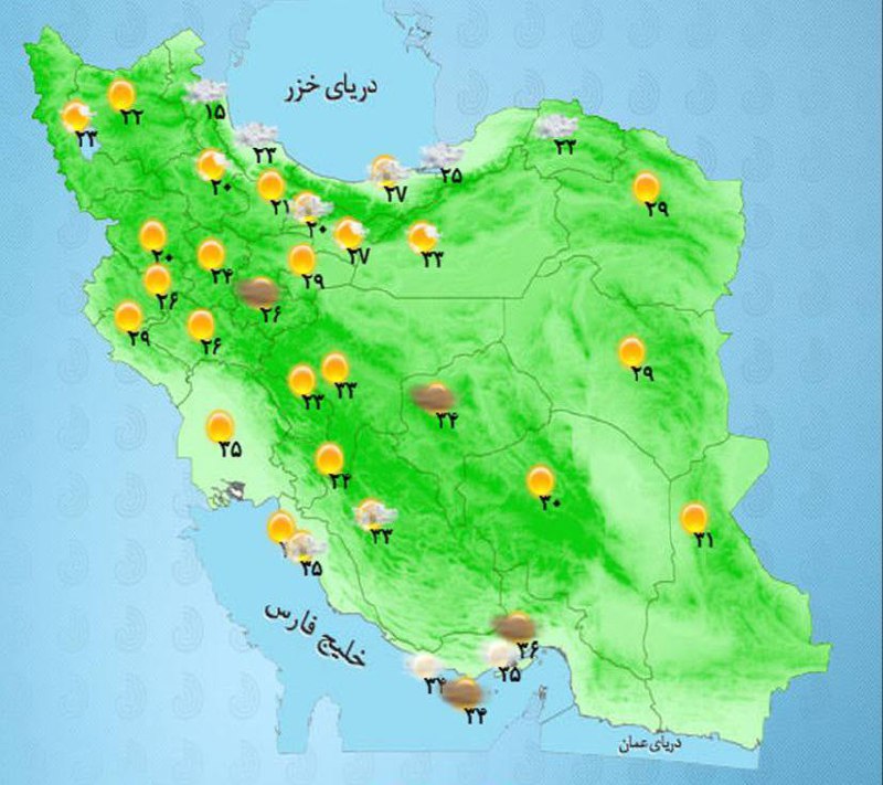 باران و باد شدید در مناطق شمال غرب کشور باران و باد شدید در مناطق شمال غرب کشور