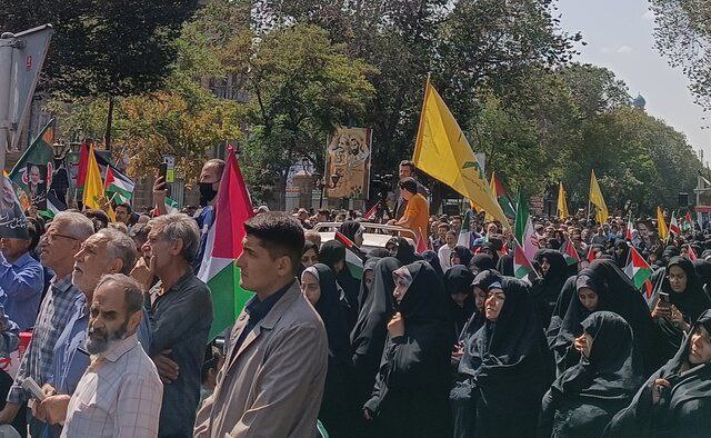 💢 راهپیمایی ضد صهیونیستی «جمعه خشم» در تبریز برگزار