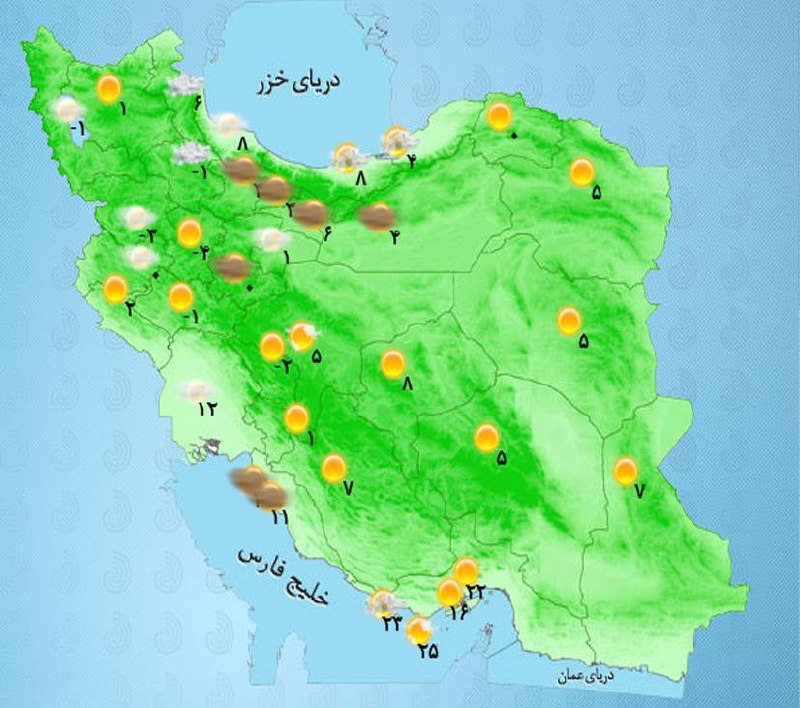 بارش برف در مناطق شمال غربی کشور بارش برف در مناطق شمال غربی کشور
